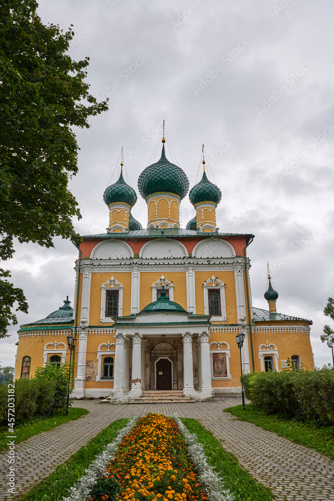 Russia. The town of Uglich. Kremlin. Transfiguration Cathedral