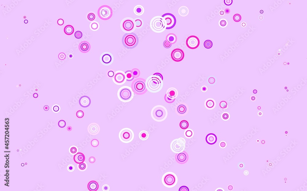 Light Purple, Pink vector template with circles. Light Purple, Pink vector template with circles.