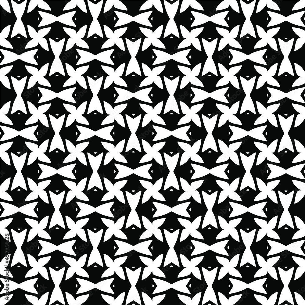 Seamless vector pattern in geometric ornamental style. Black pattern.
Seamless vector pattern in geometric ornamental style. Black pattern.