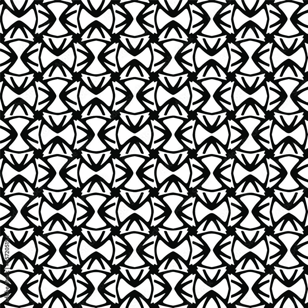 Seamless vector pattern in geometric ornamental style. Black pattern.
Seamless vector pattern in geometric ornamental style. Black pattern.