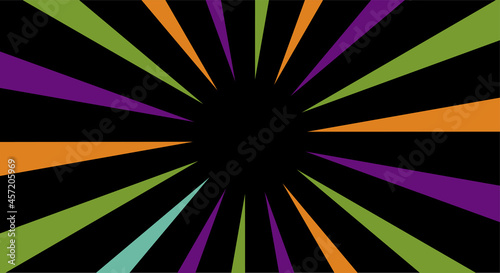 Sunburst or sun burst retro background. Ray stripes.