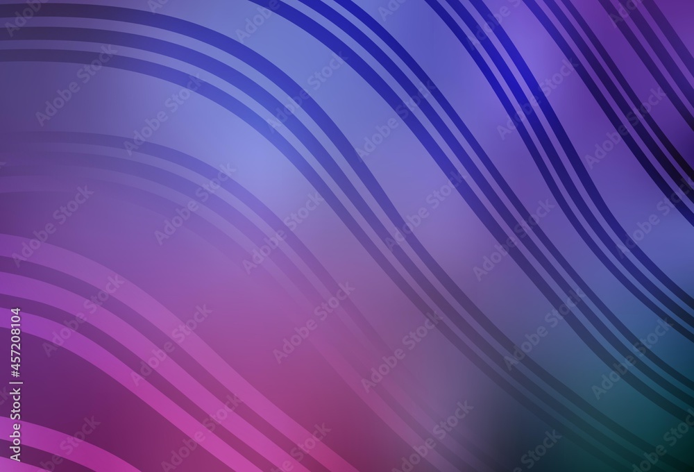 Light Purple, Pink vector pattern with bent lines. Light Purple, Pink vector pattern with bent lines.