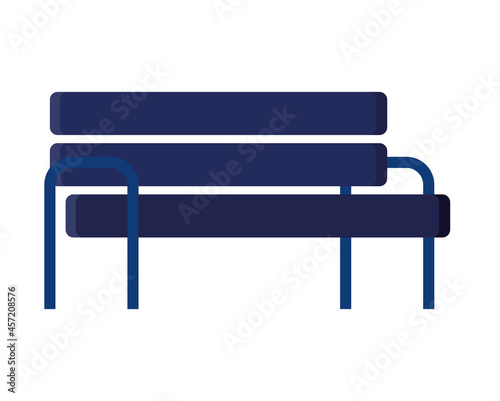 blue bench design