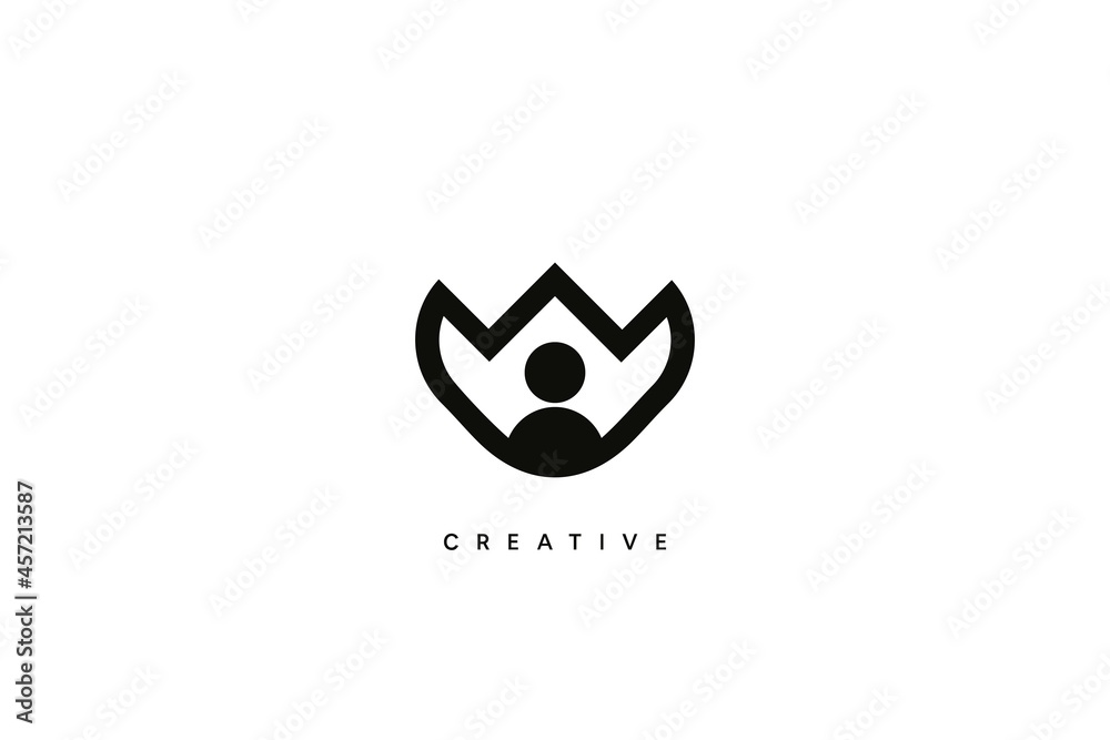 Simple Leadership Logo Design. Creative vector based icon template. Simple Leadership Logo Design. Creative vector based icon template.