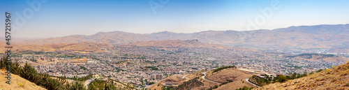 panorama view from the city of sanandaj in Kurdistan Province. Iran photo