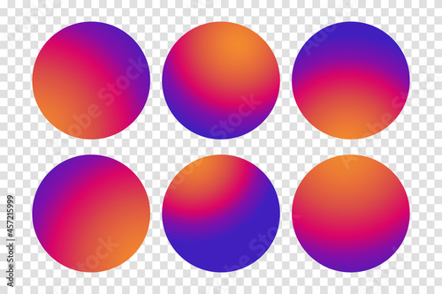 Colorful Background in new social style. Trendy Color pattern