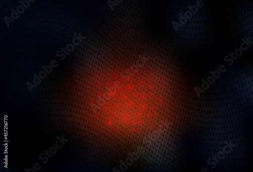 Dark Red vector Beautiful colored illustration with blurred circles in nature style.