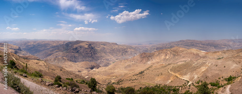 panorama view from the nature of valleys and mountains in north west of iran close to zanjan or ardabil province photo