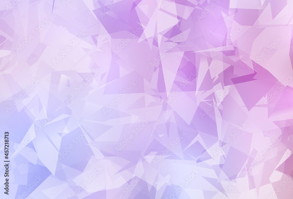 Light Purple, Pink vector backdrop with polygonal shapes.
