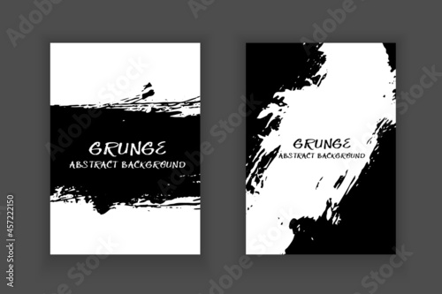Vector template grunge. Abstract frame pattern element grunge shape clipping mask. Design for banner, poster, flyer.	