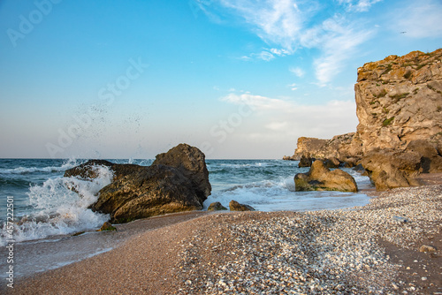 Fototapeta Naklejka Na Ścianę i Meble -  rocks on the beach