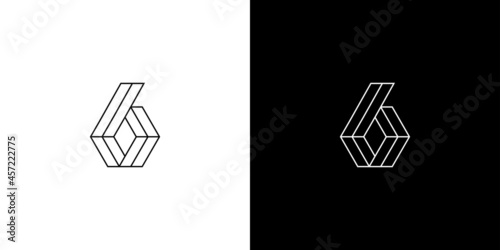 Modern and professional 6 letter logo design