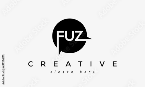 FUZ creative circle letters logo design victor	
