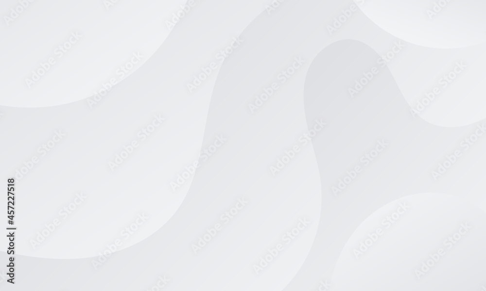 Fototapeta premium Abstract White geometric background. Modern background design. gradient color. Fluid shapes composition. Fit for presentation design. website, basis for banners, wallpapers, brochure, posters