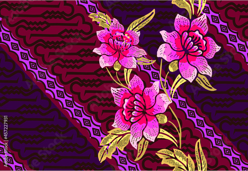 143 / 5000
Hasil terjemahan
Batik Parang merupakan salah satu motif batik tertua di Indonesia. Desain ini merupakan pengembangan dari motif Batik Parang yang dipadukan dengan motif bunga  photo
