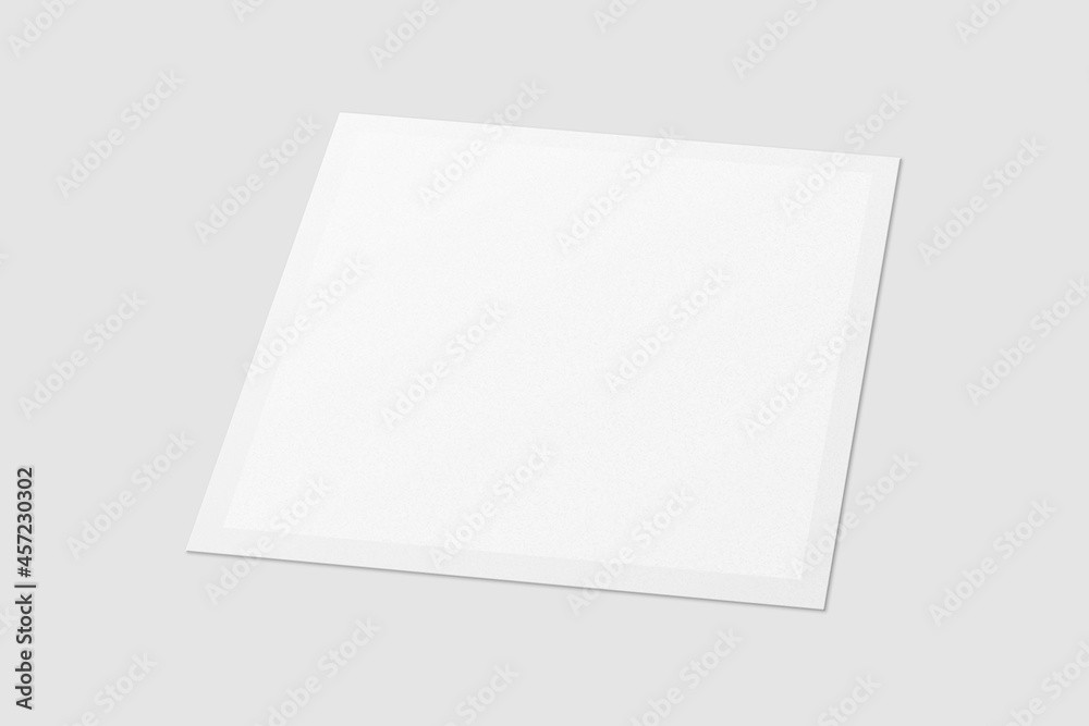 Blank Polaroid For Photo Frame Mockup. 3D Render. Blank Polaroid For Photo Frame Mockup. 3D Render.