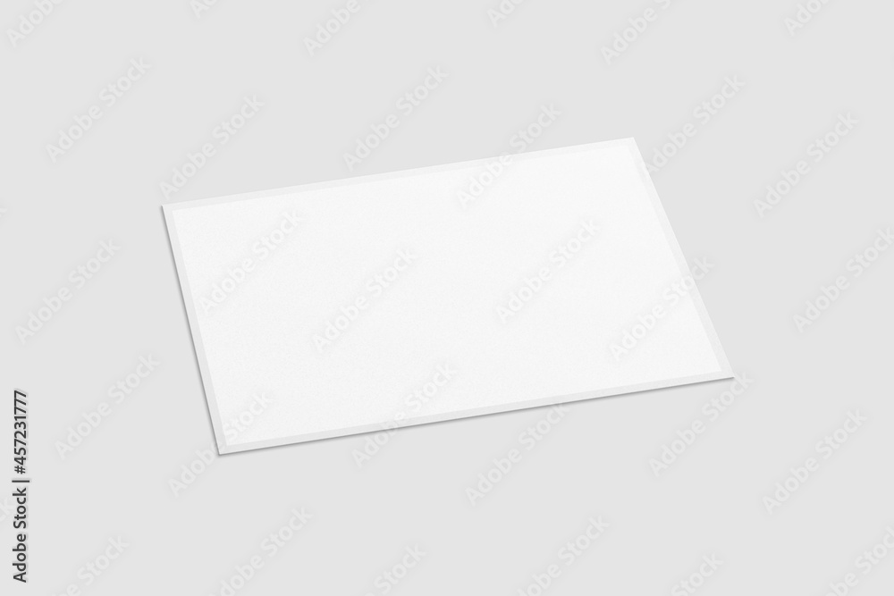 Blank Polaroid For Photo Frame Mockup. 3D Render. Blank Polaroid For Photo Frame Mockup. 3D Render.
