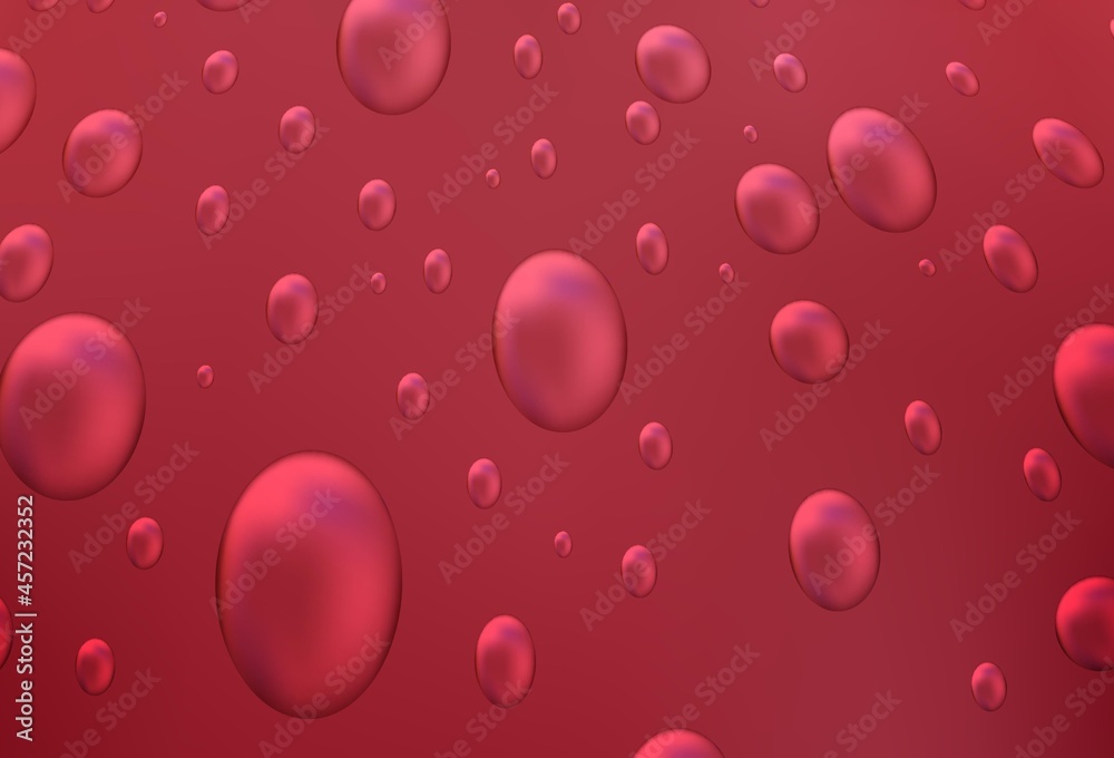 Light Red vector cover with spots. Light Red vector cover with spots.