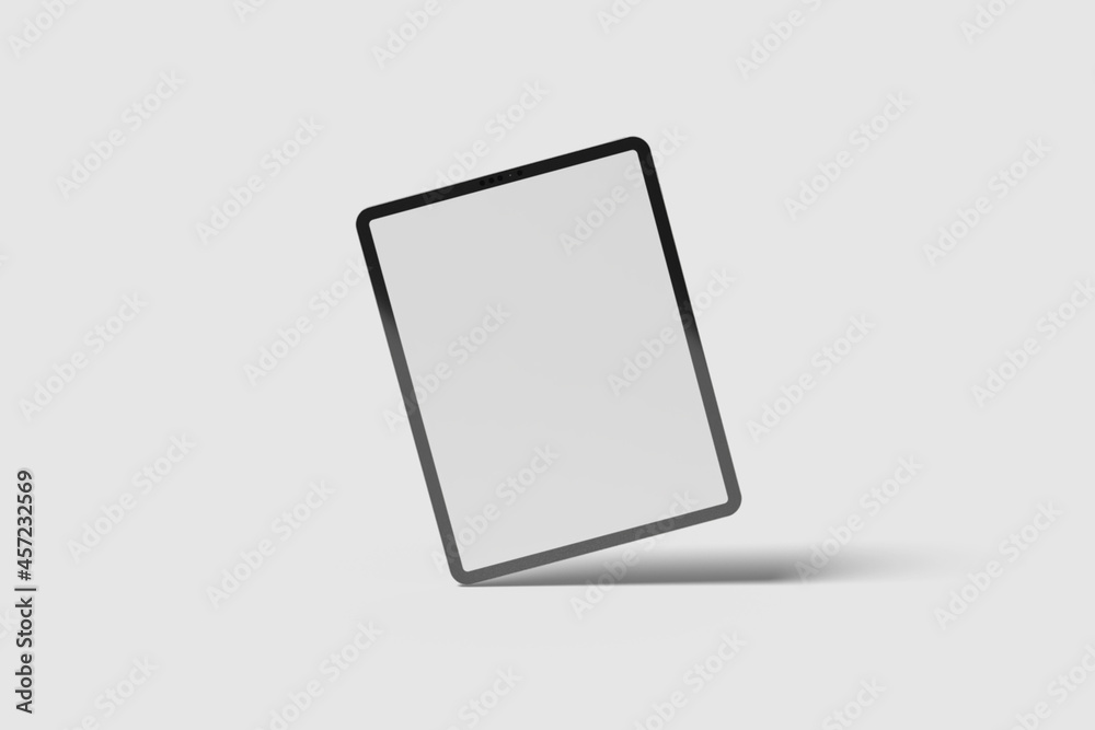 Blank Tablet Pro For Device Mockup. 3D Render. Blank Tablet Pro For Device Mockup. 3D Render.