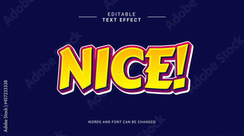 Editable text effect bold modern style. Sale deal special nice subscribe.