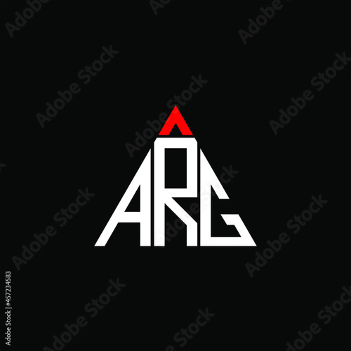 ARG letter logo creative design. ARG unique design
 photo