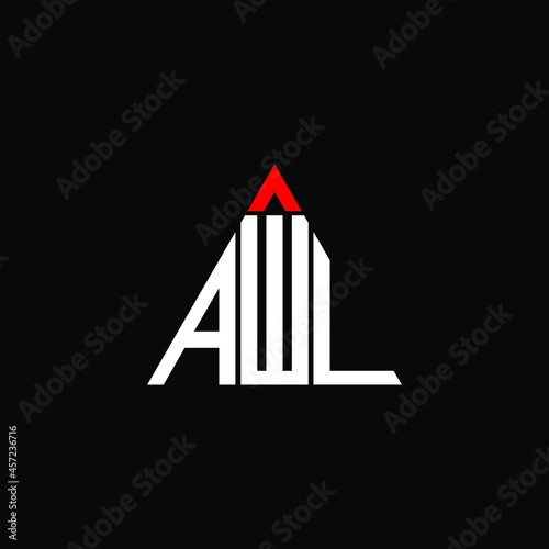 AWL letter logo creative design. AWL unique design
