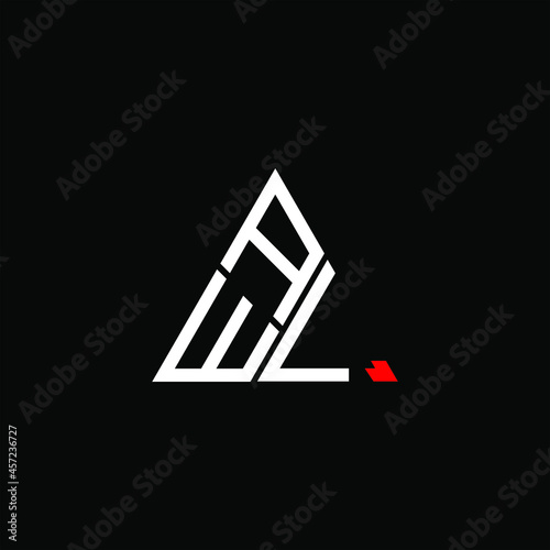 AWL letter logo creative design. AWL unique design

