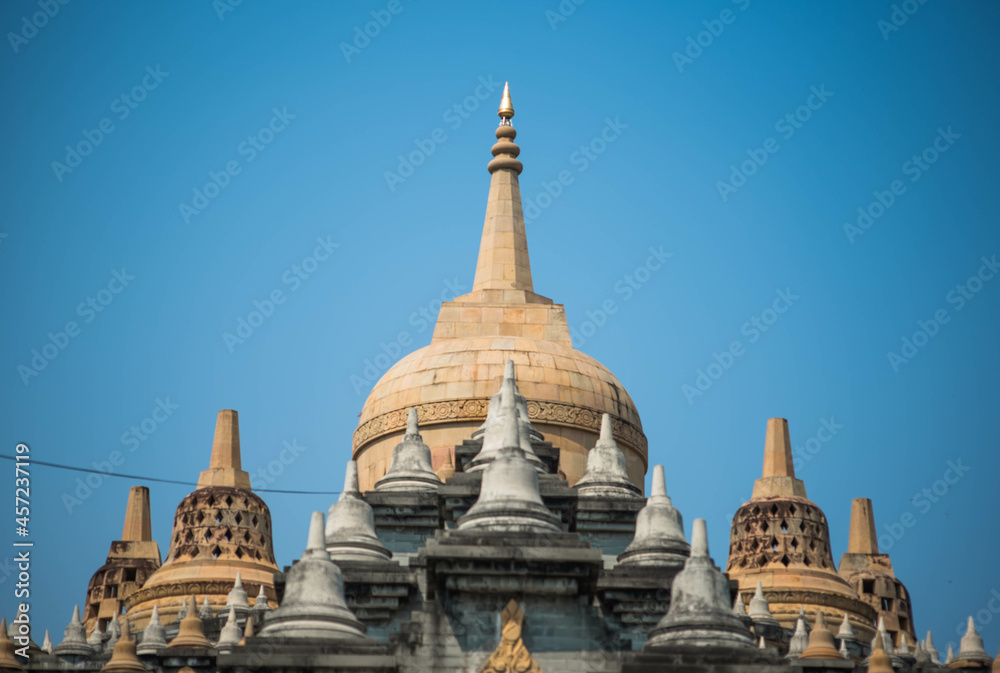 Sandstone Pagoda at Wat Pa Kung, Roi Et Province, Thailand