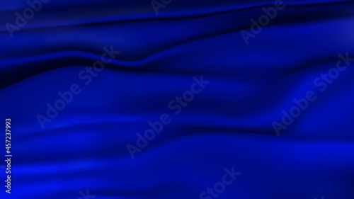 青い布（グラデーションメッシュ）