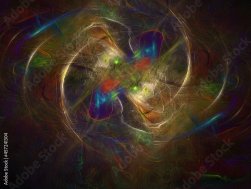 Imaginatory fractal background abstract Image