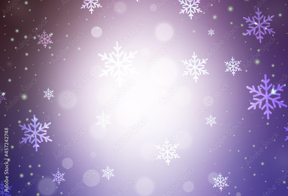 Light Purple vector background in Xmas style. Light Purple vector background in Xmas style.