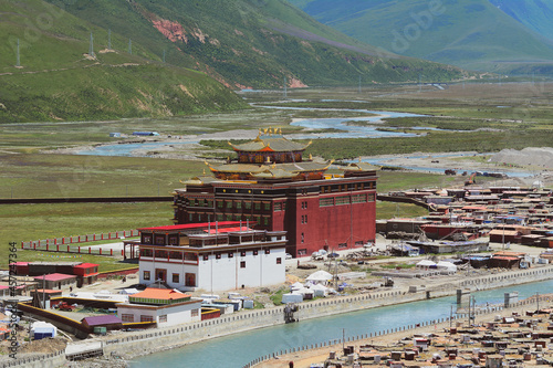 Yarchen Gar Monastery in Garze Tibetan photo