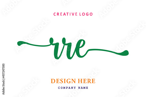 RRE lettering logo is simple, easy to understand and authoritative