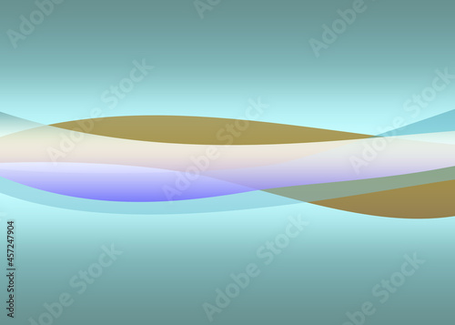 Abstract wave gradient color background