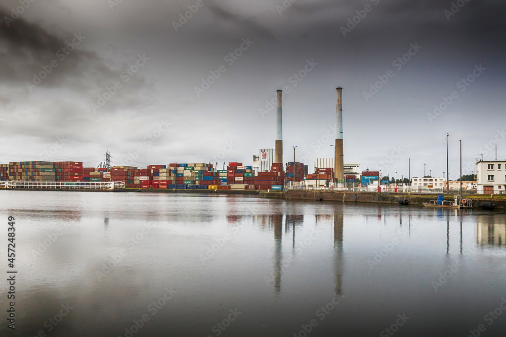 industrial port