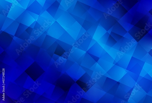 Light BLUE vector template with rhombus.