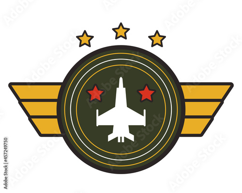 airforce medal with airplane