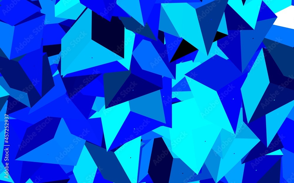 Dark BLUE vector pattern with polygonal style. Dark BLUE vector pattern with polygonal style.