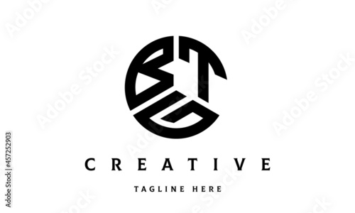 BTG creative circle three letter logo photo