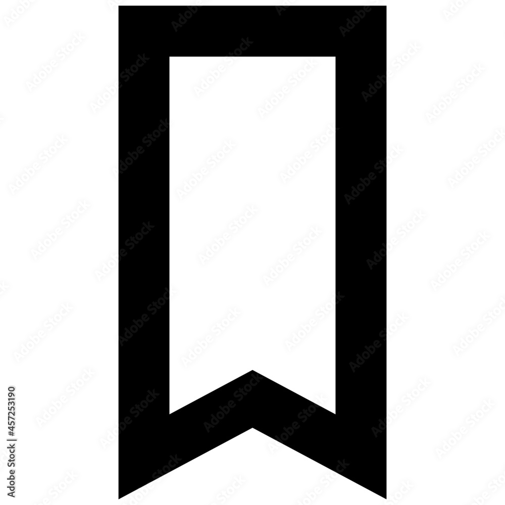 bookmark icon on white background bookmark icon on white background