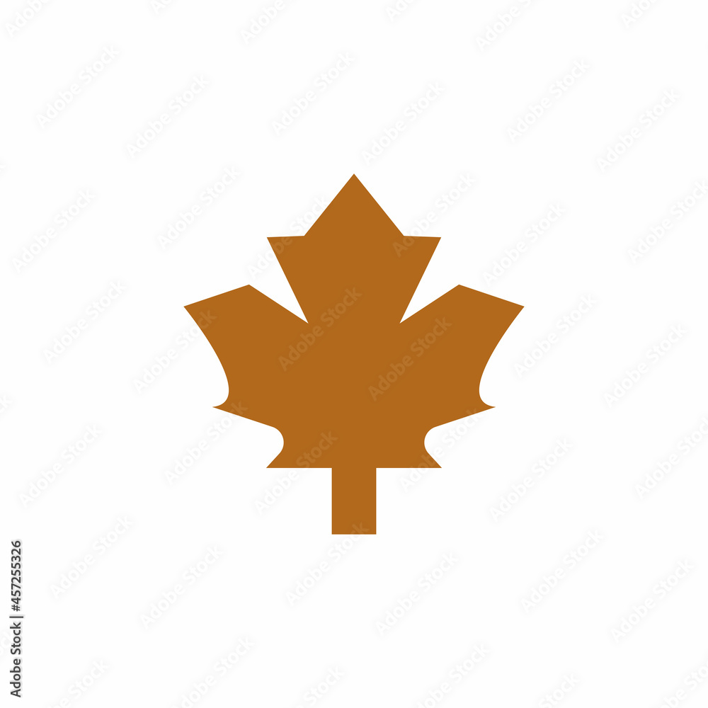 Maple leaf vector illustration design template Maple leaf vector illustration design template