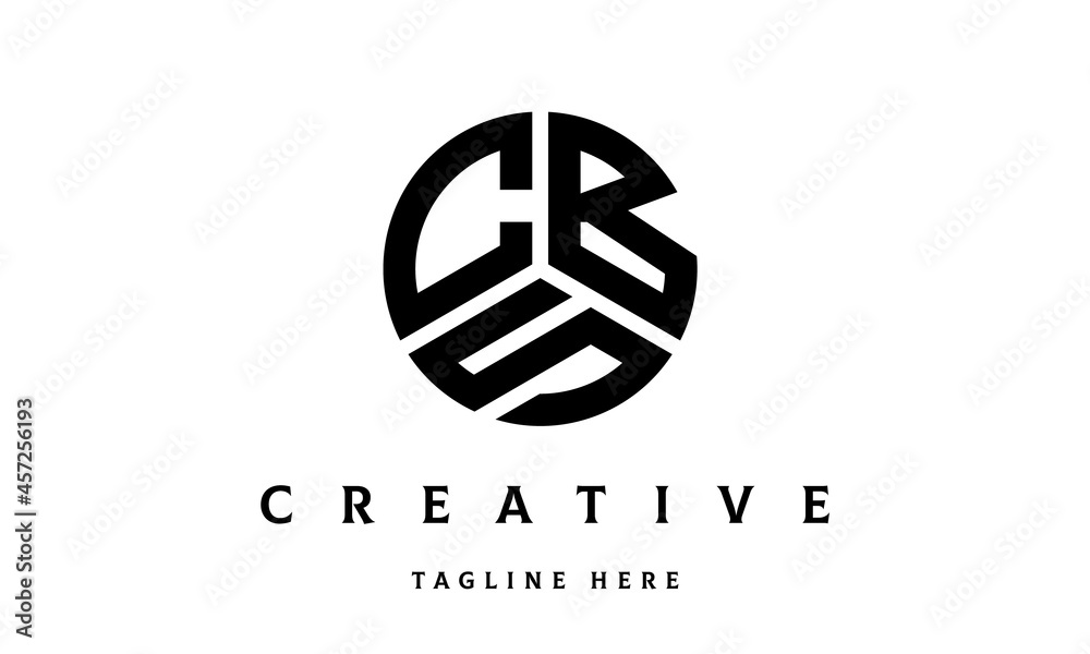 CBS creative circle three letter logo CBS creative circle three letter logo