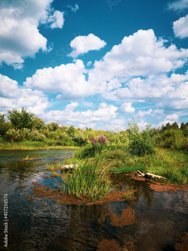 river and sky