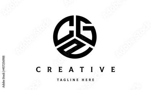 CGP creative circle three letter logo