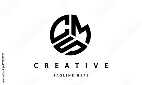 CMS creative circle three letter logo