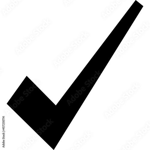 Check icon on white background