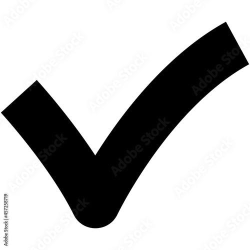Check icon on white background