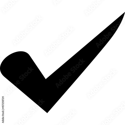 Check icon on white background