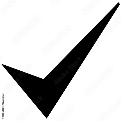Check icon on white background