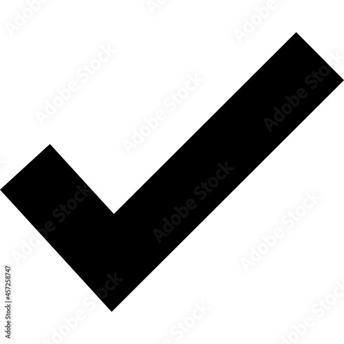 Check icon on white background